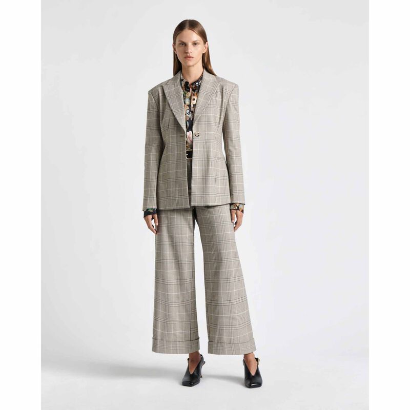 Cue Prince of Wales Check Blazer image number 3